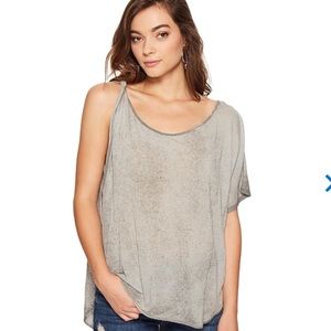 Free People Pluto one shoulder tee top